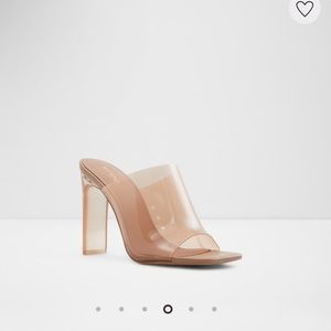 ALDO clear heels
